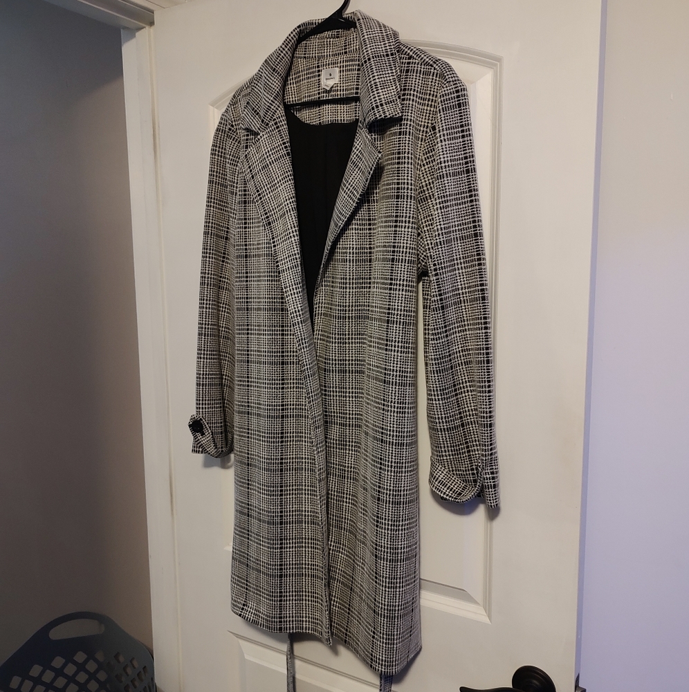Dressbarn Knit Trench